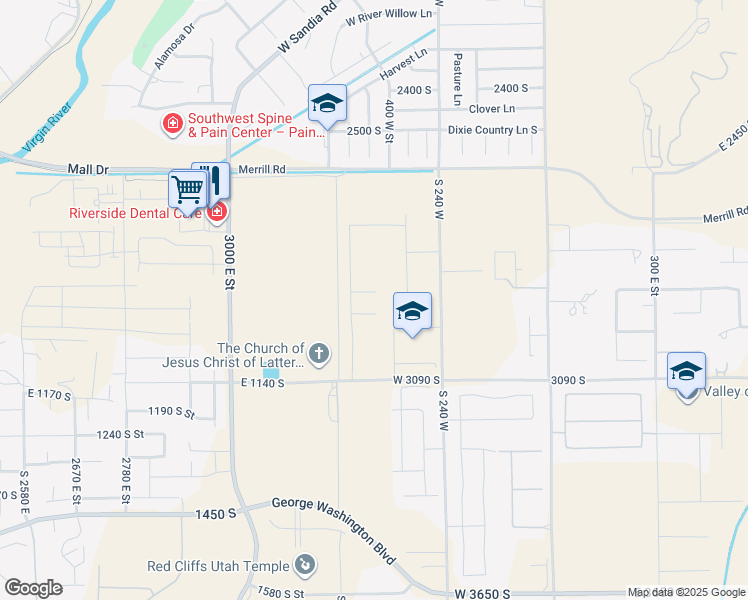 map of restaurants, bars, coffee shops, grocery stores, and more near 425 Lamond Cir in Washington