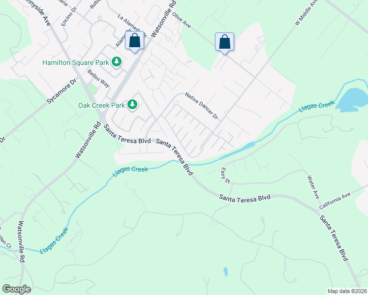 map of restaurants, bars, coffee shops, grocery stores, and more near 238 Harvest Lane in Morgan Hill
