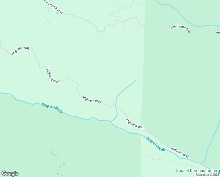 map of restaurants, bars, coffee shops, grocery stores, and more near 28050 Highland Way in Los Gatos