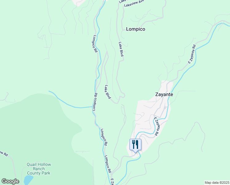 map of restaurants, bars, coffee shops, grocery stores, and more near 10610 Visitar Street in Felton