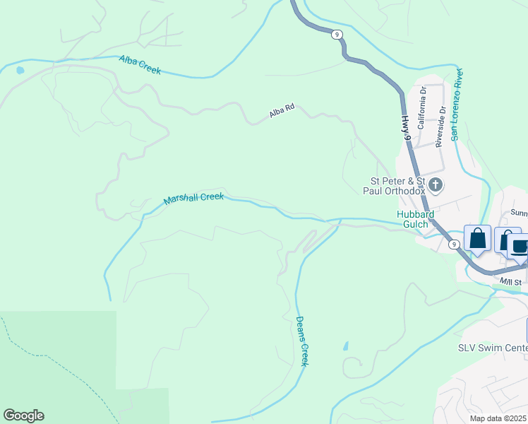 map of restaurants, bars, coffee shops, grocery stores, and more near in Ben Lomond