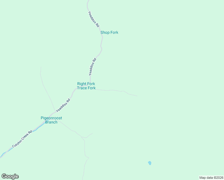 map of restaurants, bars, coffee shops, grocery stores, and more near 258-266 Right Fork Road in Yeaddiss