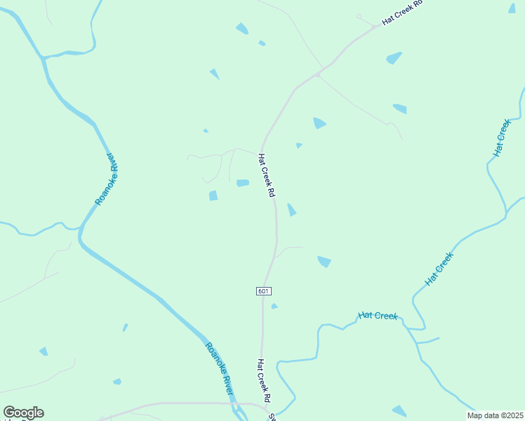 map of restaurants, bars, coffee shops, grocery stores, and more near 8487 Hat Creek Road in Brookneal