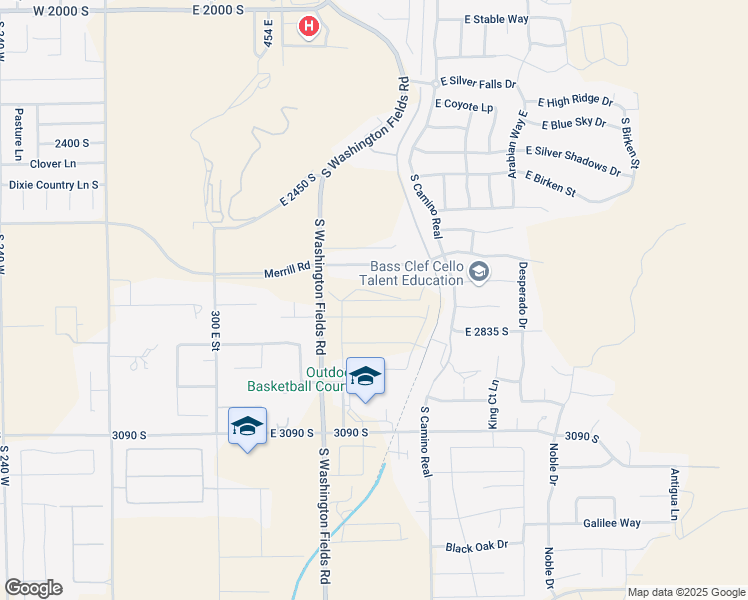 map of restaurants, bars, coffee shops, grocery stores, and more near Chloe Lane in Washington