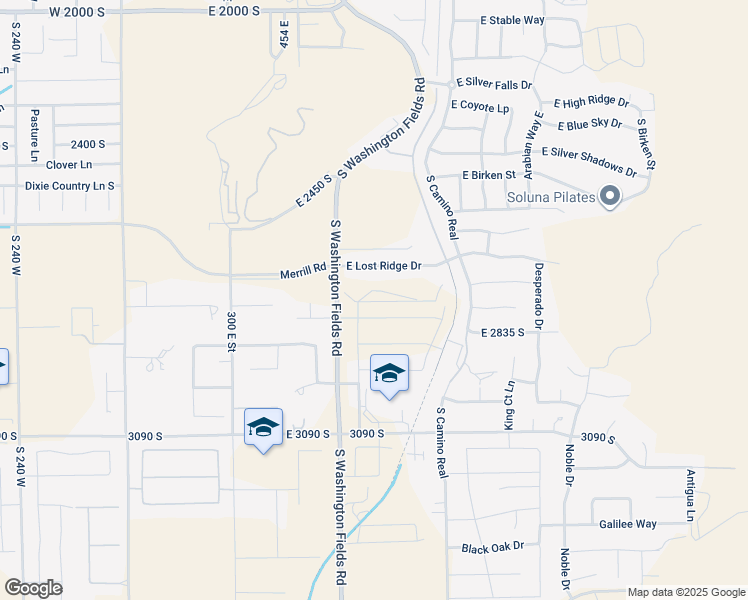 map of restaurants, bars, coffee shops, grocery stores, and more near 668 Chloe Lane in Washington