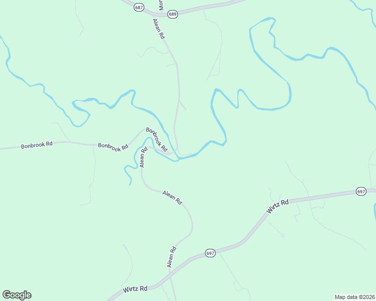 map of restaurants, bars, coffee shops, grocery stores, and more near 1700-1724 Alean Road in Wirtz