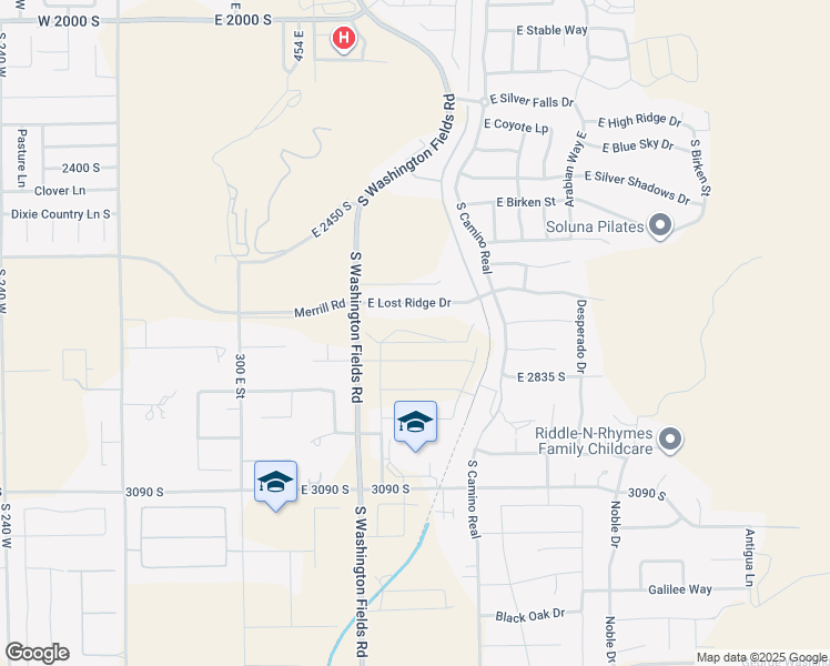map of restaurants, bars, coffee shops, grocery stores, and more near Chloe Lane in Washington