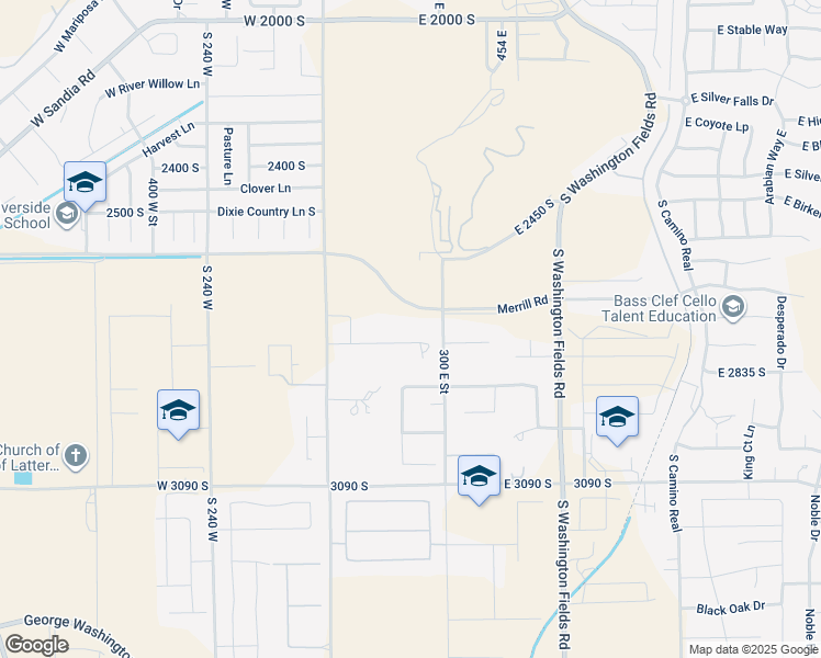 map of restaurants, bars, coffee shops, grocery stores, and more near 213 East Adam Lane in Washington