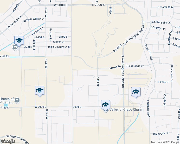 map of restaurants, bars, coffee shops, grocery stores, and more near 213 East Adam Lane in Washington