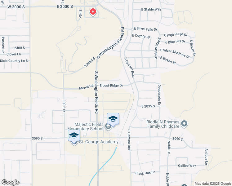 map of restaurants, bars, coffee shops, grocery stores, and more near 736 Chloe Lane in Washington