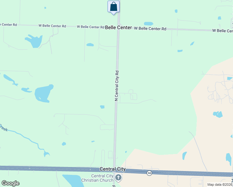 map of restaurants, bars, coffee shops, grocery stores, and more near 100 South Central City Road in Joplin