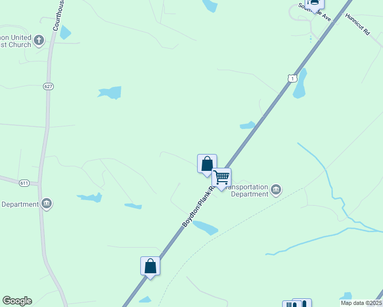 map of restaurants, bars, coffee shops, grocery stores, and more near 19102 Maple Street in Dinwiddie