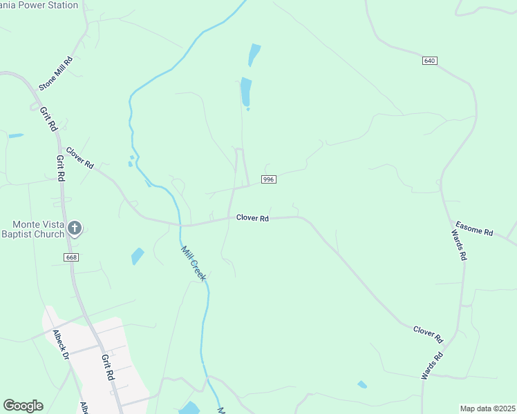 map of restaurants, bars, coffee shops, grocery stores, and more near 941 Clover Road in Hurt