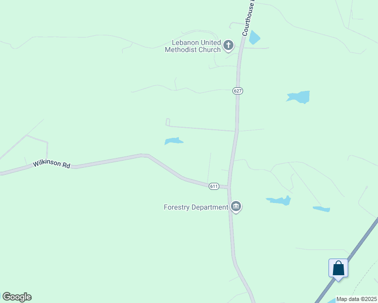 map of restaurants, bars, coffee shops, grocery stores, and more near 18112 Wilkinson Road in Dinwiddie