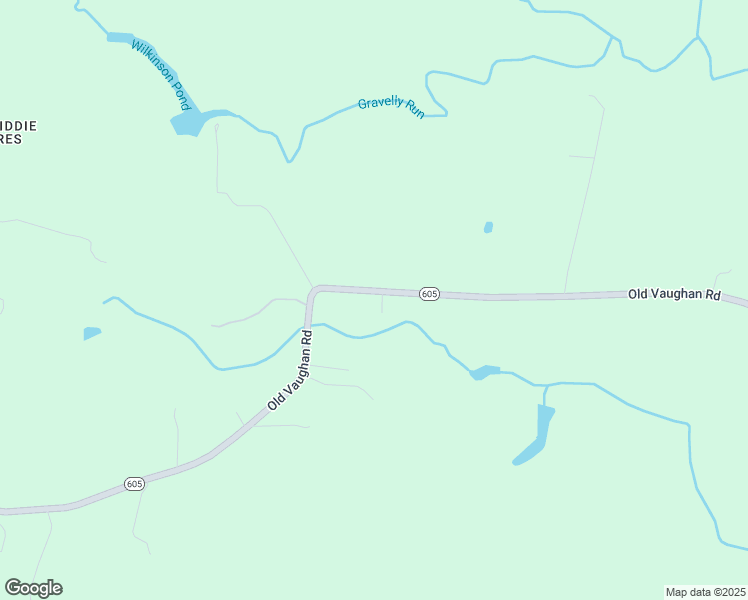 map of restaurants, bars, coffee shops, grocery stores, and more near 22907 Old Vaughan Road in Dinwiddie