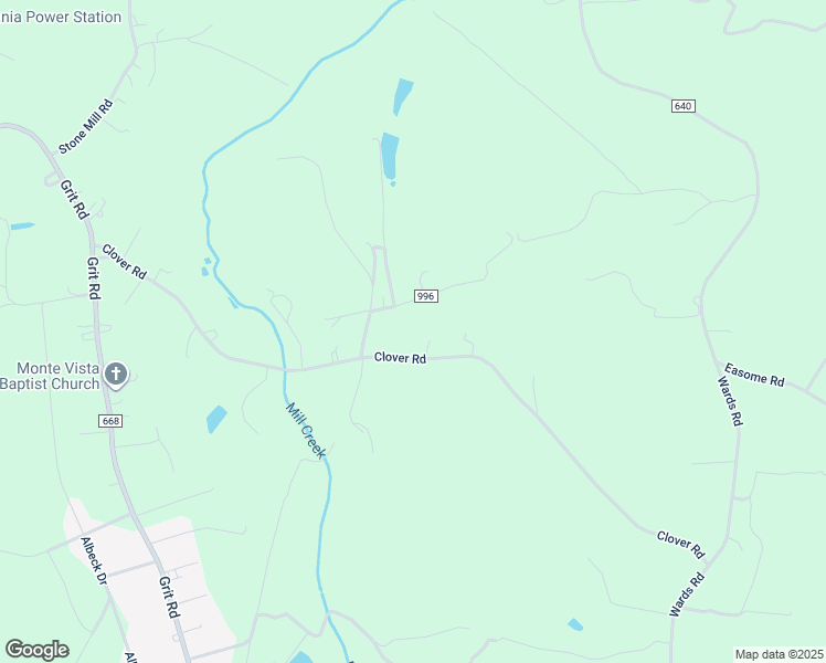 map of restaurants, bars, coffee shops, grocery stores, and more near 941 Clover Road in Hurt