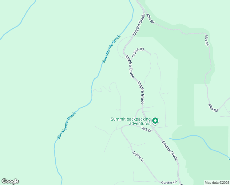 map of restaurants, bars, coffee shops, grocery stores, and more near 297 Robles Drive in Santa Cruz