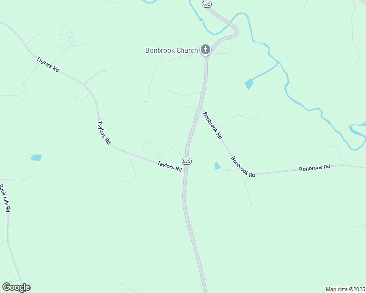 map of restaurants, bars, coffee shops, grocery stores, and more near 3535 Bonbrook Mill Road in Boones Mill