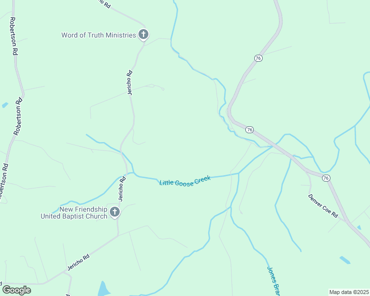 map of restaurants, bars, coffee shops, grocery stores, and more near 1320 Jericho Road in Russell Springs