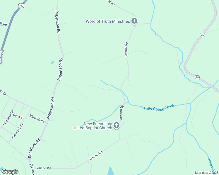 map of restaurants, bars, coffee shops, grocery stores, and more near East Foster Road in Russell Springs