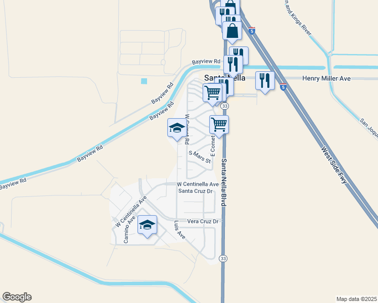 122 South Mars Street, Gustine CA Walk Score