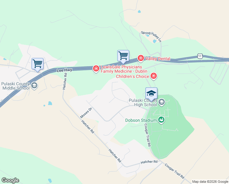 map of restaurants, bars, coffee shops, grocery stores, and more near 45-5473 Erin Drive in Dublin