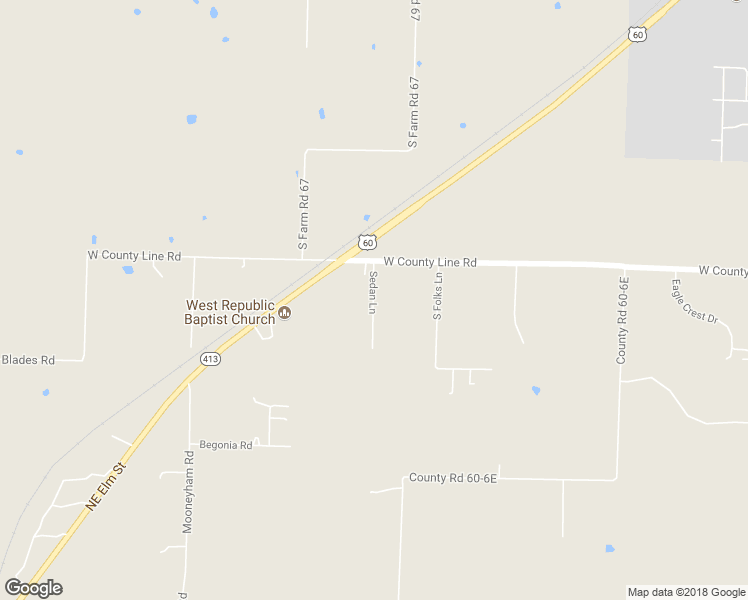 map of restaurants, bars, coffee shops, grocery stores, and more near 298 Sedan Lane in Republic