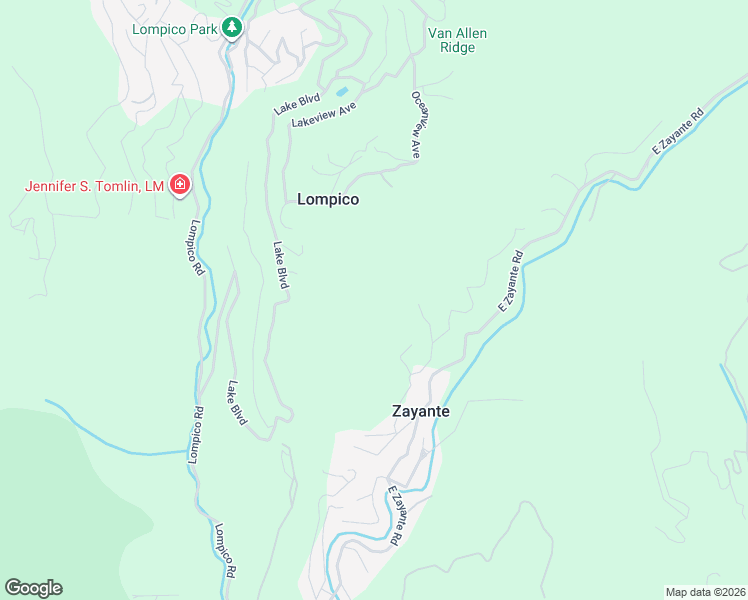 map of restaurants, bars, coffee shops, grocery stores, and more near 9609 East Zayante Road in Felton