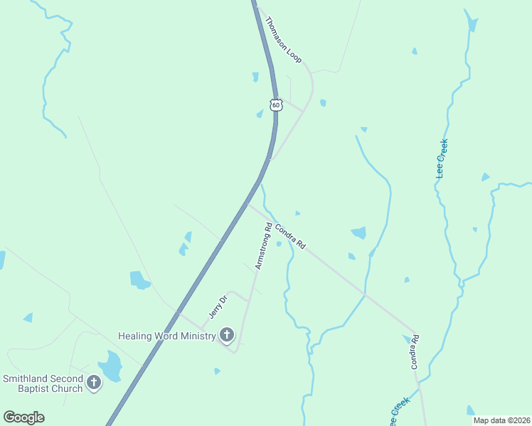 map of restaurants, bars, coffee shops, grocery stores, and more near 708 Armstrong Road in Smithland
