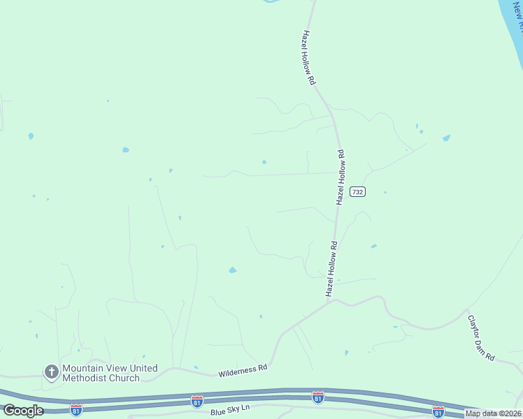 map of restaurants, bars, coffee shops, grocery stores, and more near in New River