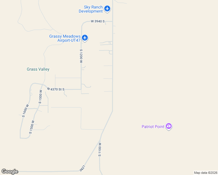 map of restaurants, bars, coffee shops, grocery stores, and more near 1116 W 4390 S in Hurricane