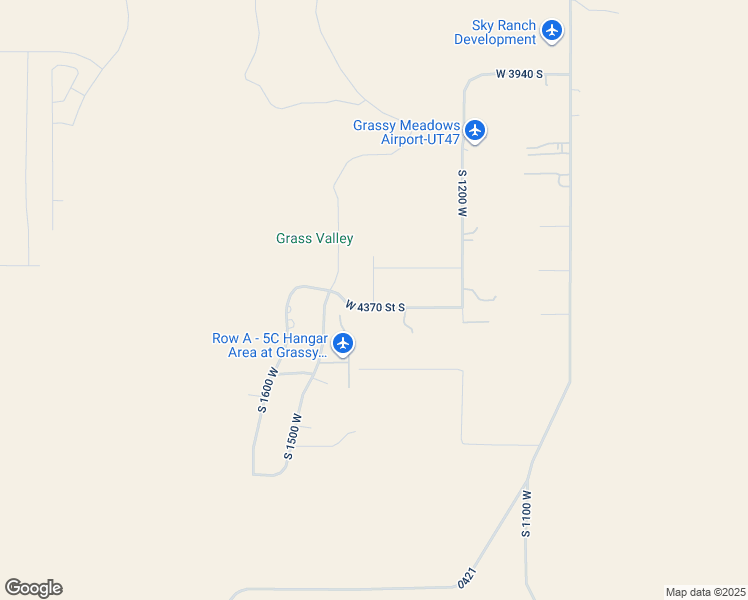 map of restaurants, bars, coffee shops, grocery stores, and more near 1350 West 4370 Street South in Hurricane