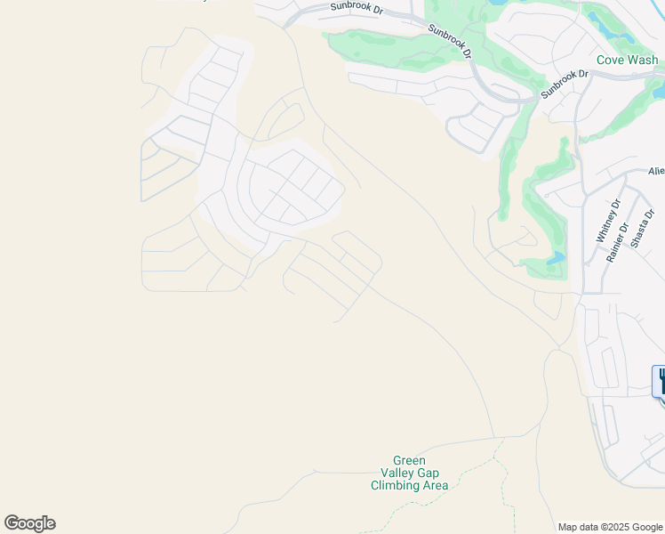 map of restaurants, bars, coffee shops, grocery stores, and more near 2678 Brenta Way in St. George