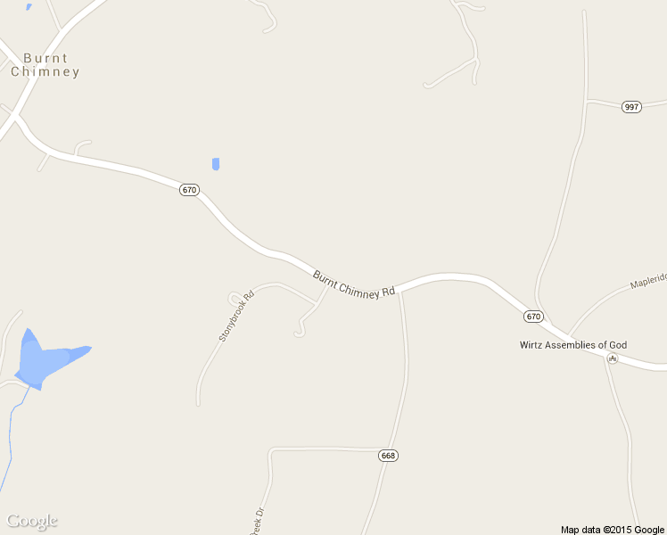 map of restaurants, bars, coffee shops, grocery stores, and more near 945 Burnt Chimney Road in Wirtz