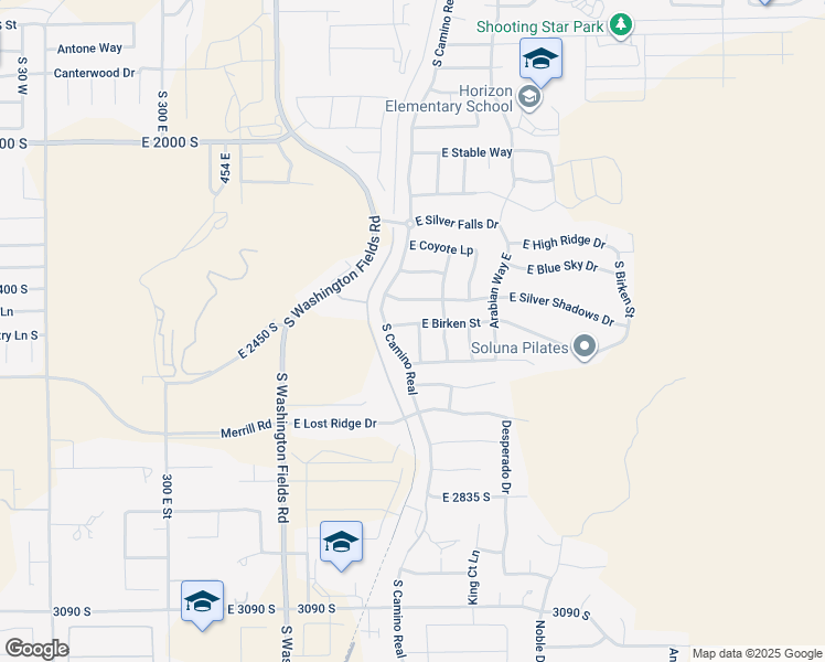 map of restaurants, bars, coffee shops, grocery stores, and more near 882 East Birken Street in Washington