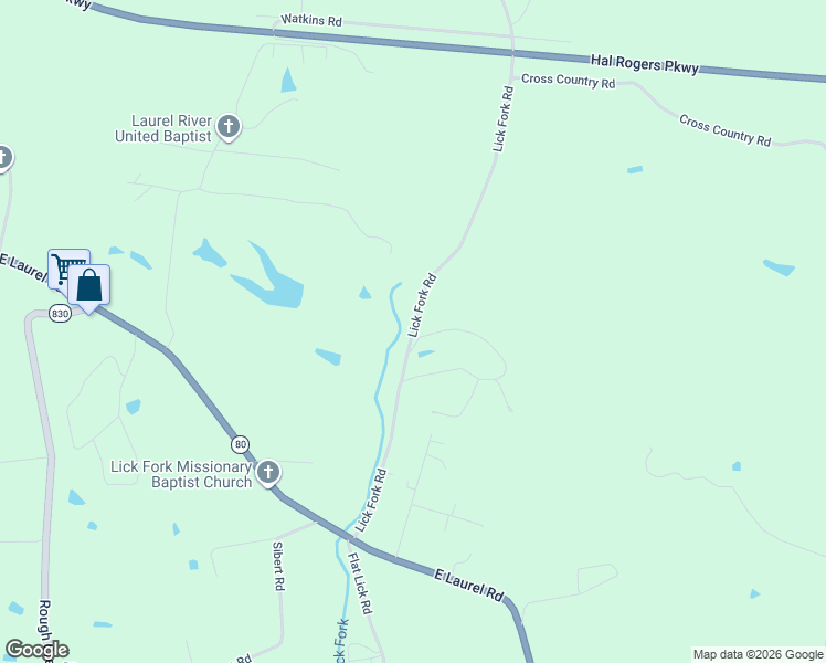 map of restaurants, bars, coffee shops, grocery stores, and more near 838-848 Lick Fork Road in London