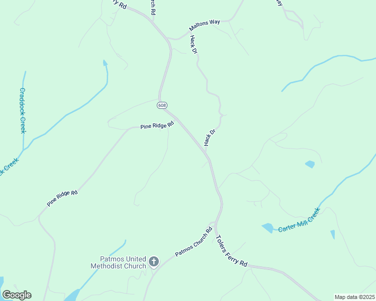 map of restaurants, bars, coffee shops, grocery stores, and more near 3201-3363 State Route 608 in Bedford