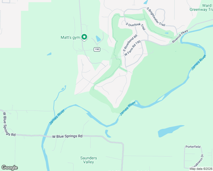 map of restaurants, bars, coffee shops, grocery stores, and more near 3272 West Rivulet Pass in Springfield