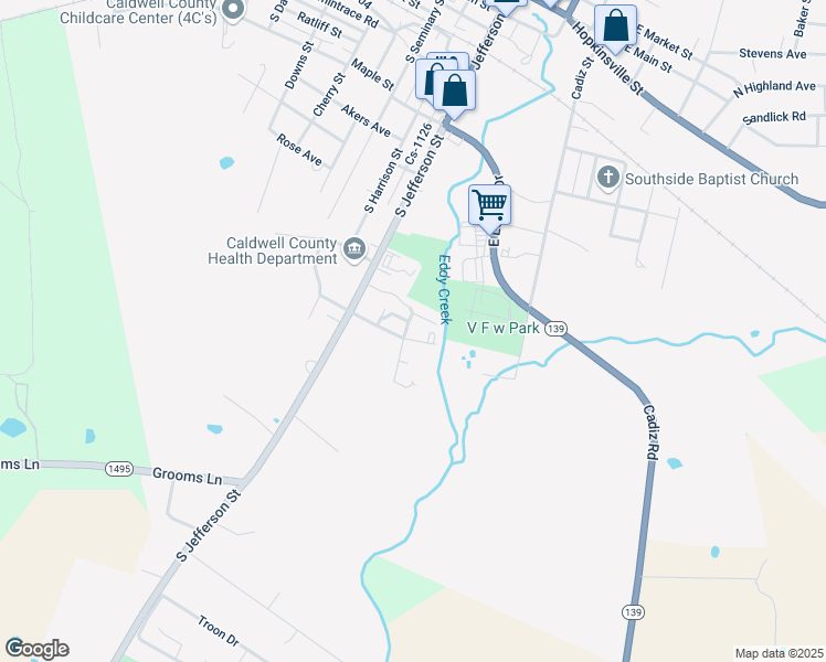 map of restaurants, bars, coffee shops, grocery stores, and more near 107-199 Cantrell Dr in Princeton
