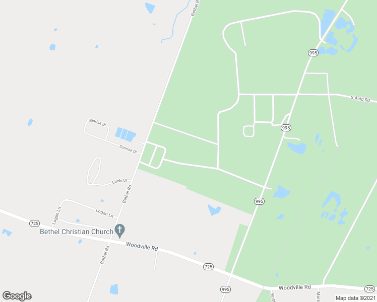 map of restaurants, bars, coffee shops, grocery stores, and more near 4754 Bethel Church Road in Kevil