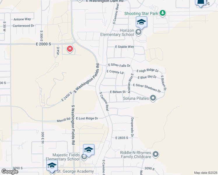 map of restaurants, bars, coffee shops, grocery stores, and more near 902 Silver Shadows Drive in Washington