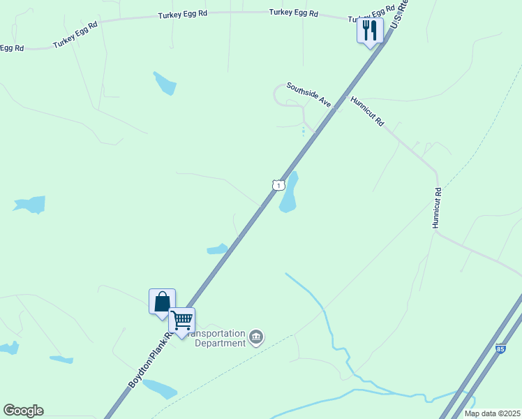 map of restaurants, bars, coffee shops, grocery stores, and more near 13006 Boydton Plank Rd in Dinwiddie