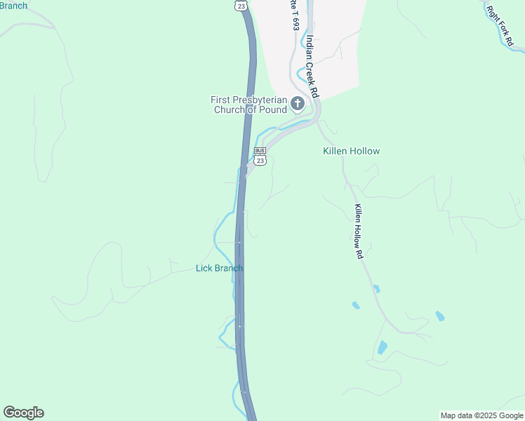 map of restaurants, bars, coffee shops, grocery stores, and more near 10400 Laurel Ridge Drive in Pound