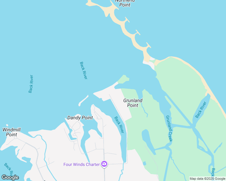 map of restaurants, bars, coffee shops, grocery stores, and more near 2 Bells Island Drive in Hampton