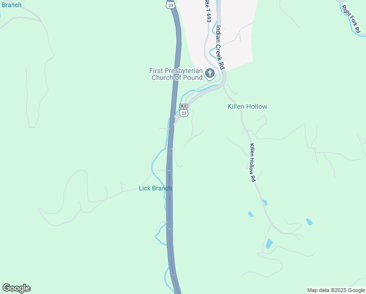 map of restaurants, bars, coffee shops, grocery stores, and more near 10400 Laurel Ridge Drive in Pound