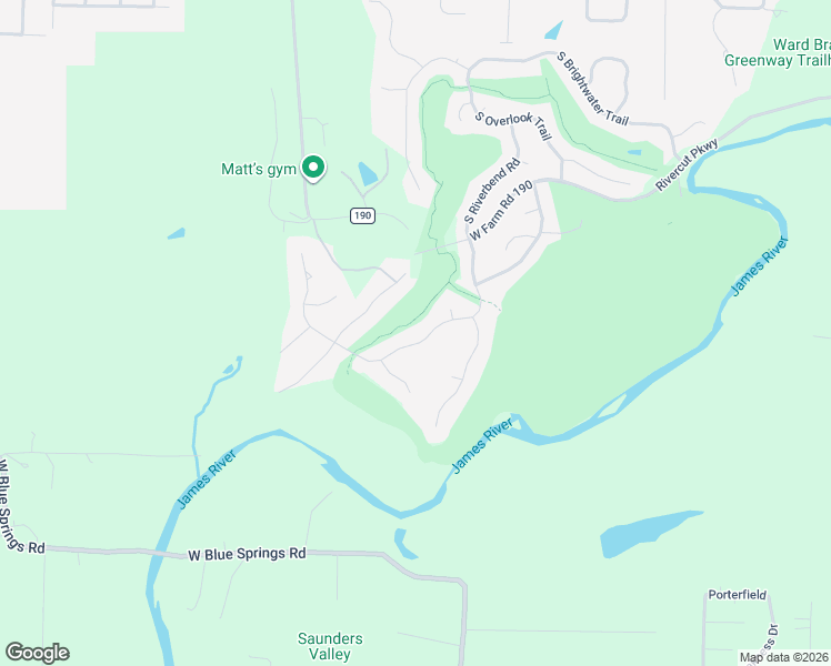 map of restaurants, bars, coffee shops, grocery stores, and more near 3237 West Rivulet Pass in Springfield