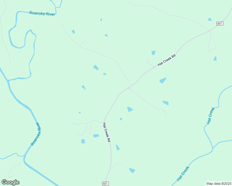 map of restaurants, bars, coffee shops, grocery stores, and more near 7995 Hat Creek Road in Brookneal