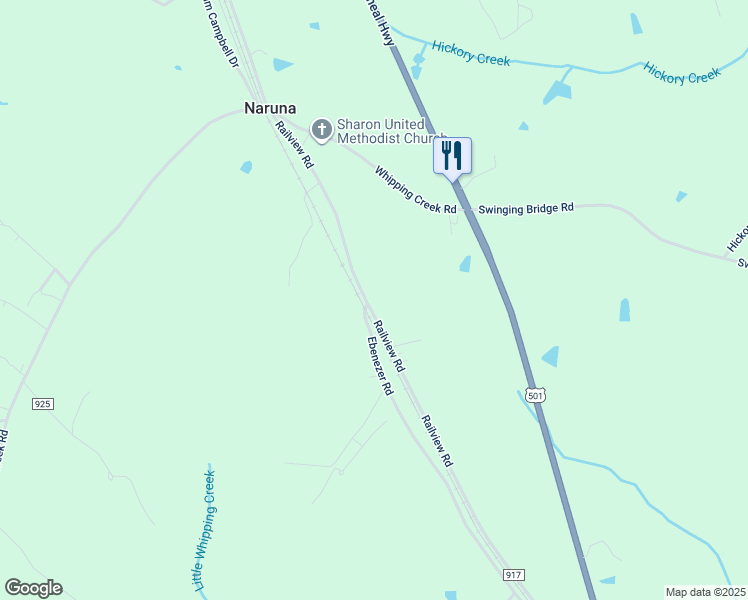 map of restaurants, bars, coffee shops, grocery stores, and more near 1428 Railview Road in Gladys