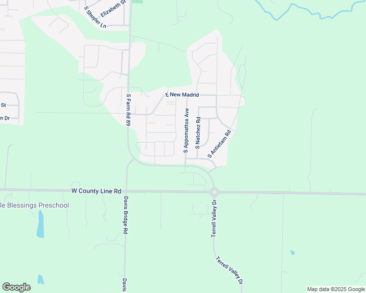 map of restaurants, bars, coffee shops, grocery stores, and more near 1489 South Appomattox Avenue in Republic
