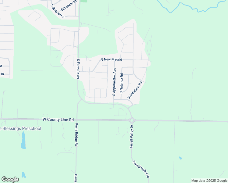 map of restaurants, bars, coffee shops, grocery stores, and more near 1488 South Appomattox Avenue in Republic